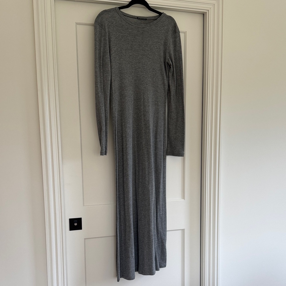 NWOT ZARA LONG JERSEY DRESS L